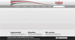 Desktop Screenshot of dicos.de